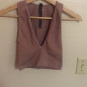 Urban outfitters ribbed crop top